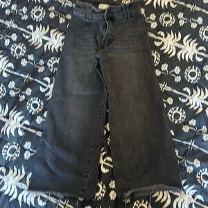 girls Zara, black marine jeans, size 7